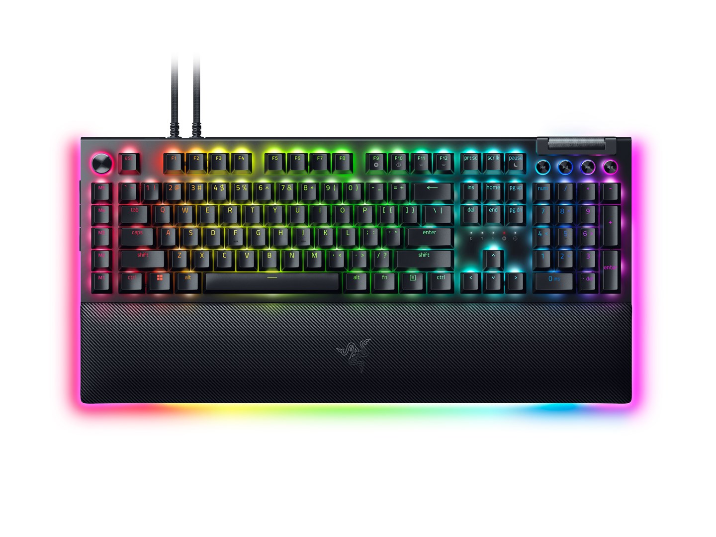 Tastierë Razer BlackWidow V4 Pro, RGB Green Switch, e zezë