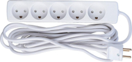Zgjatues elektrik Microconnect GRU0055WDK, 5x dalje, kabllo 5 m, i bardhë