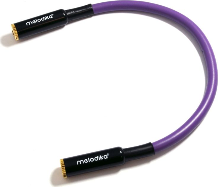 Kabllo zëri Melodika MDGMJ02, Jack 3.5mm në Jack 3.5mm, 0.2m, vjollcë