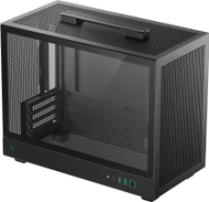 Kuti kompjuteri DeepCool CH160 PLUS, SFF, ATX PSU, e zezë