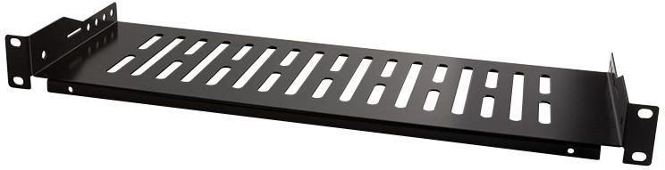Raft fiks për rack 19" LogiLink SF1C25B, 1U, 25kg, i zi