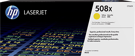 Toner HP 508X (CF362X), i verdhë