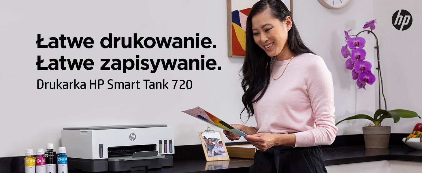 Printer multifunksional HP Smart Tank 720 AIO, termike, i zi