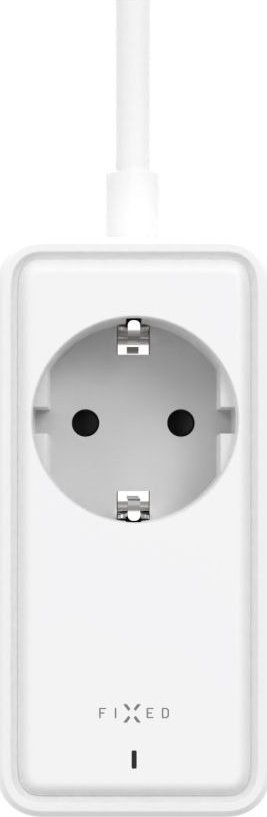 Zgjatës me karikues FIXED GaN III, 65W, 2x USB C 2x USB A, i bardhë