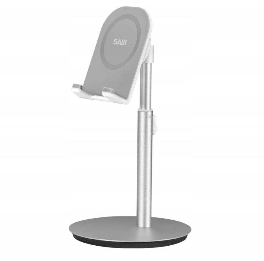 Stativ tabletë dhe telefoni SAIJI S1 Plus, deri 10", i rregullueshëm, gri
