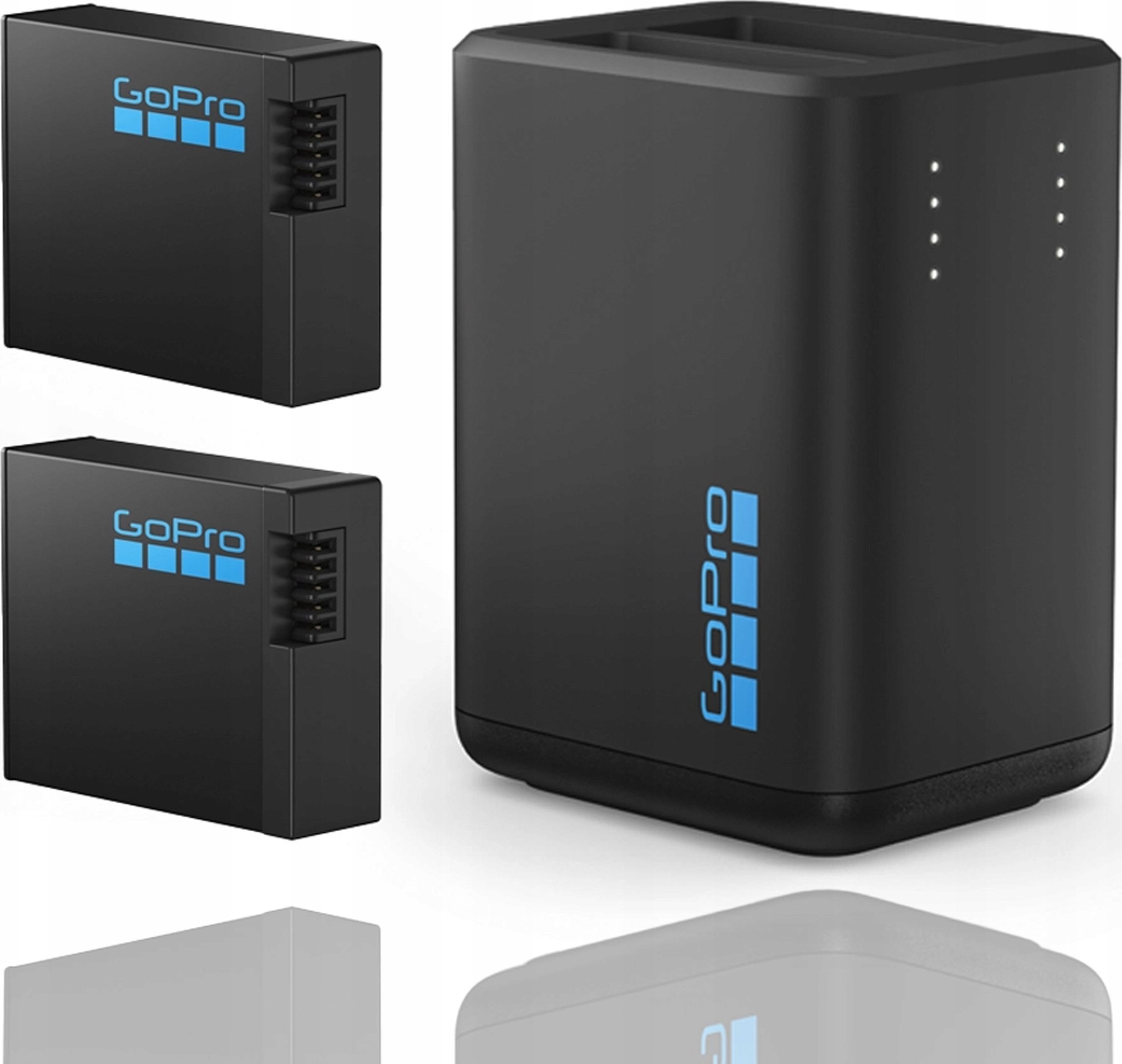 Karikues baterie GoPro Dual Charger, për HERO13 Black, USB C, i zi