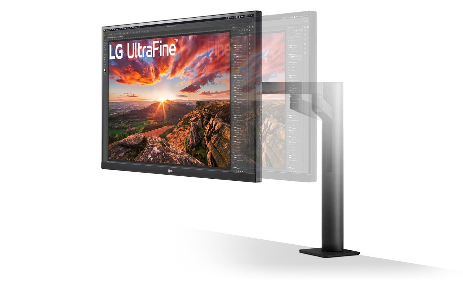 Monitor LG UltraFine Ergo, 27", 3840 x 2160, 4K Ultra HD, 60 Hz, i zi