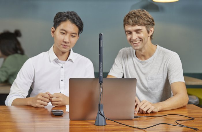 Kamerë konferencash IPEVO TOTEM 120, kënd ultra i gjerë, AI Auto Framing, e zezë