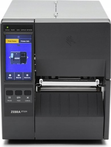Printer etiketash Zebra ZT231, termal transfer, 203 DPI, 305 mm/sek, Ethernet LAN, Bluetooth