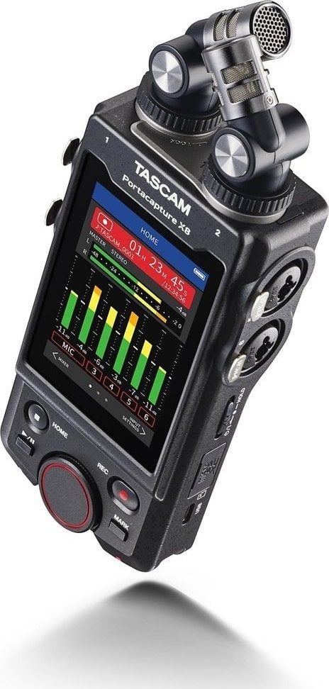 Regjistrues audio Tascam Portacapture X8, 32 bit, 6 kanale, i zi
