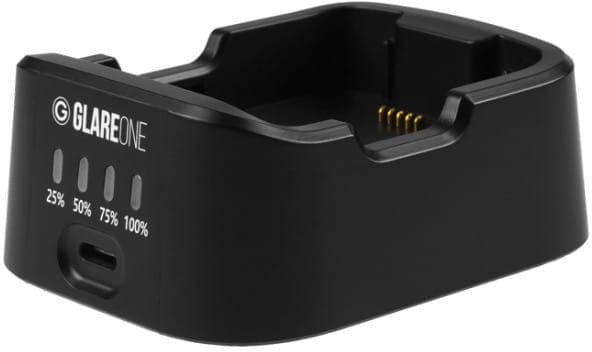Bazë karikimi baterie GlareOne A48CH Apus 48, USB, e zezë