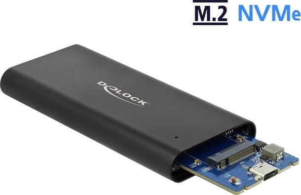 Kuti për disk Delock M.2 NVMe PCIe SSD - USB-C 3.2 Gen 2 (42614)
