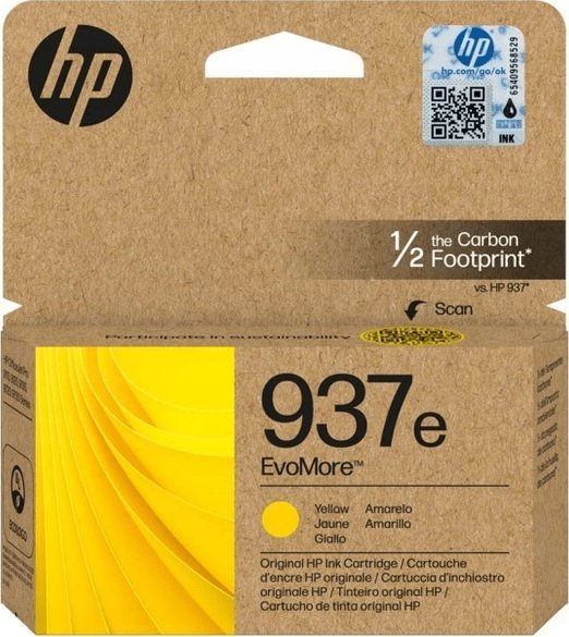 Ngjyrë origjinale HP 937e EvoMore, 1650 faqe, e verdhë