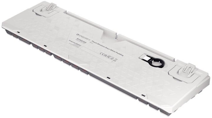 Tastierë Endorfy Thock Wireless Pudding, Kailh Red, e bardhë, US