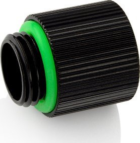 Fiting zgjatues Bitspower Touchaqua, 15mm, set 2 copë, i zi