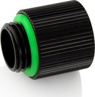 Fiting zgjatues Bitspower Touchaqua, 15mm, set 2 copë, i zi