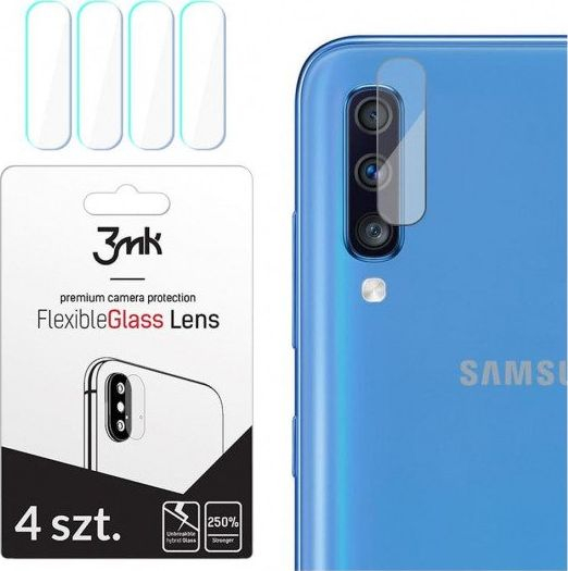 Lente mbrojtëse për kamerë 3MK HIBRID GLASS për Samsung Galaxy A70