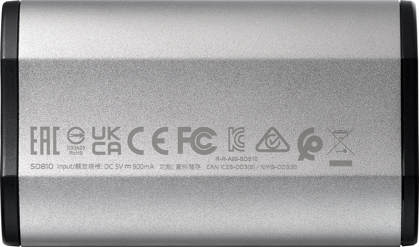 SSD i jashtëm ADATA SD810, 1TB, USB 3.2 Gen 2, argjendtë