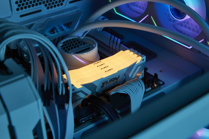 Modul i memories Kingston FURY Renegade RGB White 32GB DDR5 6000 CL32