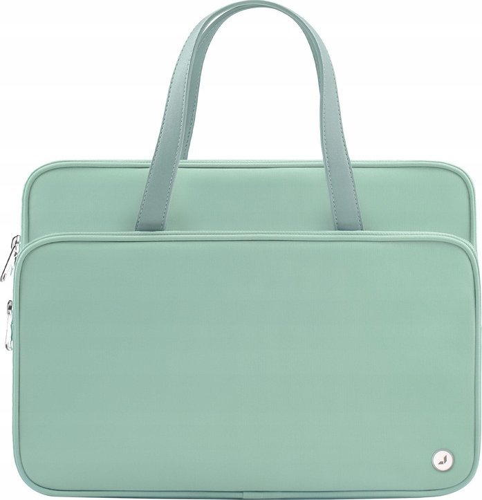 Çantë laptopi JCPAL Cartella Milan, 13-14", rezistente ndaj ujit, jeshile mint