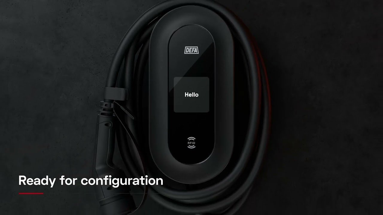 Karikues shtëpiak për makina elektrike DEFA Power Home Charging Box, 22kW, kabllo 6m, i zi