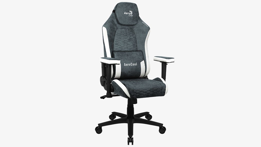 Karrige lojërash CROWN AeroSuede, 150 kg, e zezë