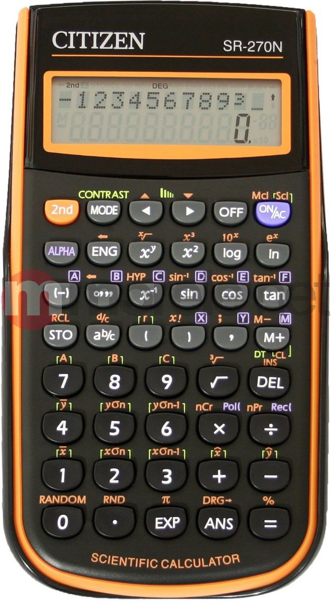Llogaritës Citizen SR-270N, i zi