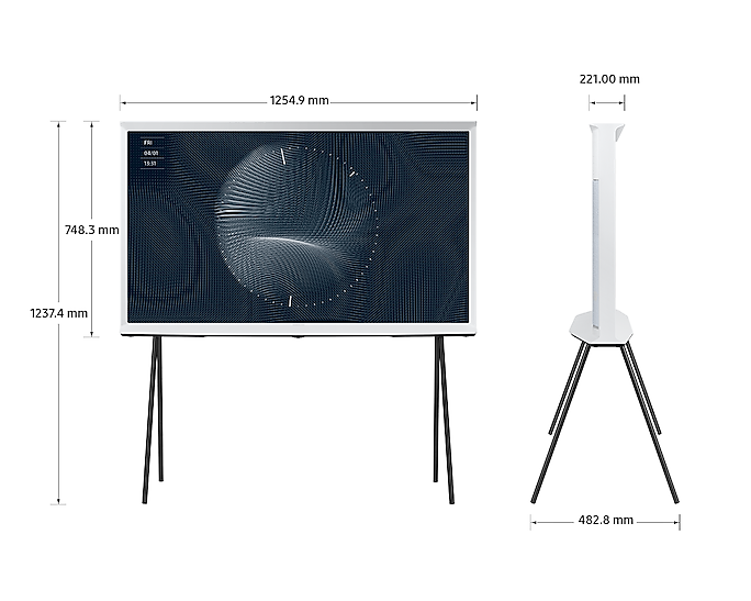 Televizor Samsung the serif QE55LS01BGUXXH, 55", QLED, 4K UHD, Smart, Tizen