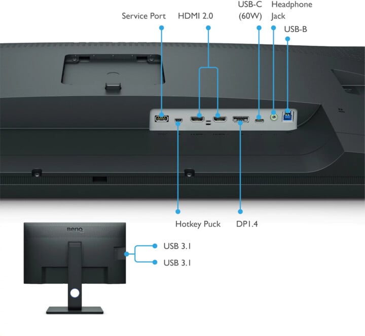 Monitor BenQ SW321C - LED, 31.5", UHD, i zi