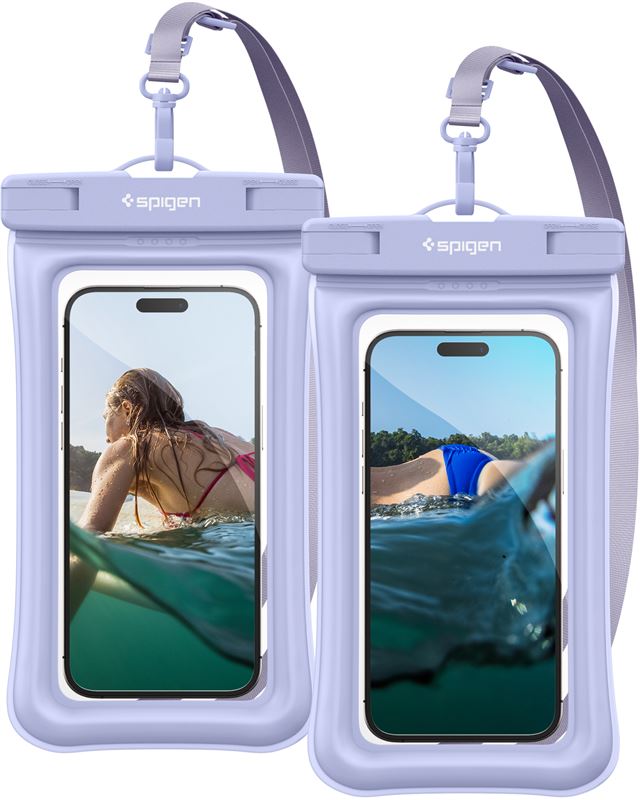 Mbrojtëse e papërshkrueshme nga uji Spigen Aqua Shield WaterProof Floating Case A610, 2 copë, e kaltër