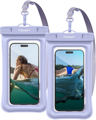 Mbrojtëse e papërshkrueshme nga uji Spigen Aqua Shield WaterProof Floating Case A610, 2 copë, e kaltër