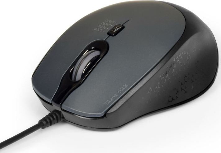 Maush Port Designs 900711, me kabllo, 3200 DPI, i zi