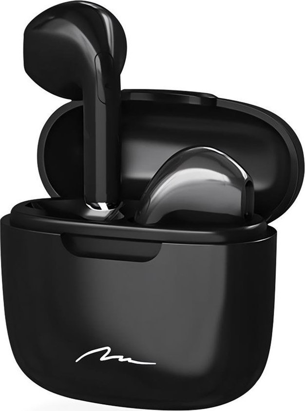 Kufje Bluetooth TWS 5.3 in ear, 15 orë, me kuti karikimi, të zeza