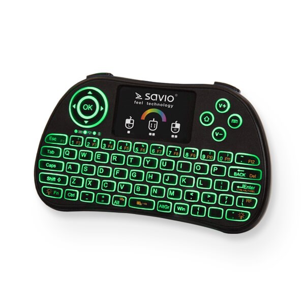 Tastierë Savio KW-03, RF Wireless, e zezë