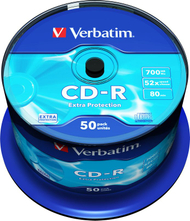 Set i CD-R Verbatim 43351, 700MB, 52x, 50 copë Set i CD-R Verbatim 43351, 700MB, 52x, 50 copë