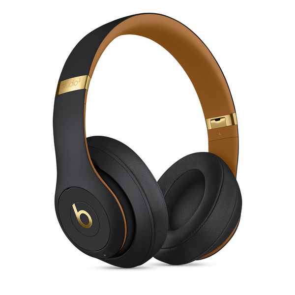 Apple Beats Studio3 Wireless Over-Ear Headphones, Skyline Collection, Midnight Black