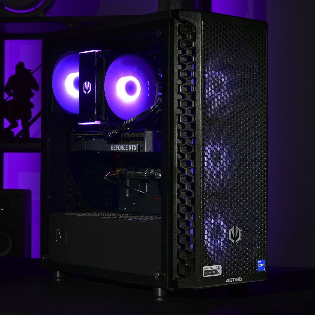 Kompjuter Actina, Intel Core i5-12400F, 16GB RAM, 1TB SSD, NVIDIA GeForce RTX 4060, i zi
