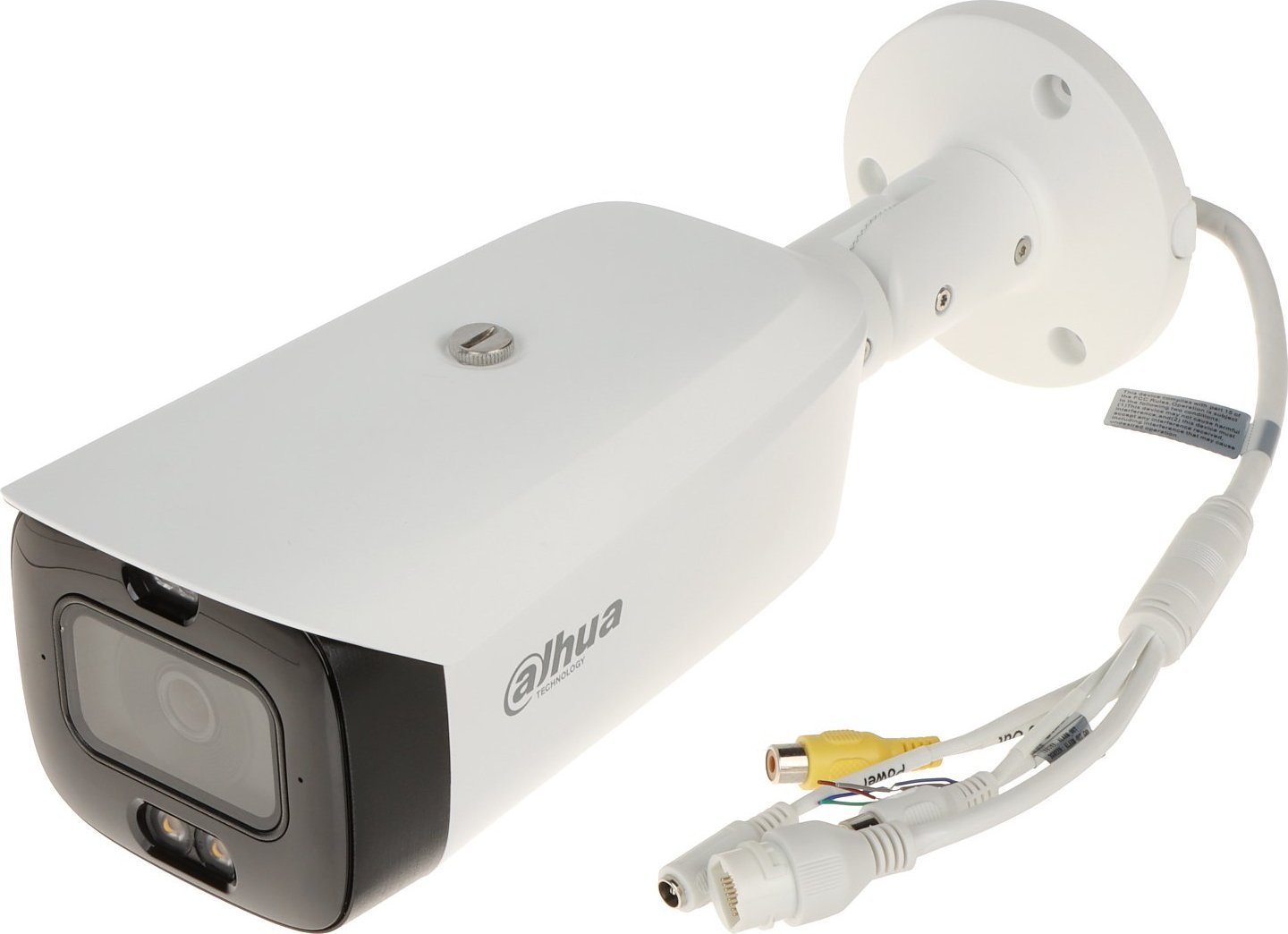 Kamerë bullet Dahua HFW3849T1 AS PV 0280B S4, 4K Ultra HD, lentë 2.8mm, e bardhë