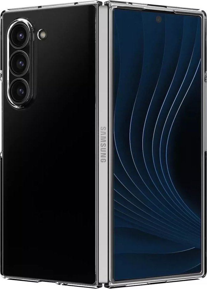 Mbulesë telefoni Spigen për Samsung Galaxy Z Fold 6 Air Skin, Crystal Clear, transparente