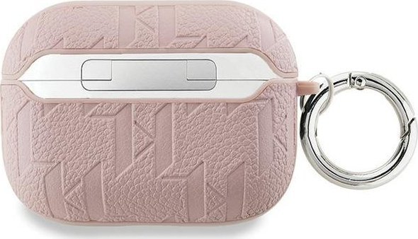 Kuti mbrojtëse Karl Lagerfeld Monogram Karl &amp; Choupette, për AirPods Pro 2, rozë