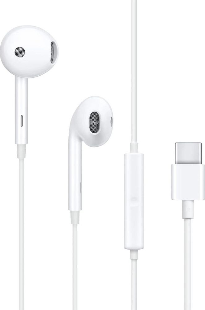 Kufje OPPO USB Type C, in ear, të bardha