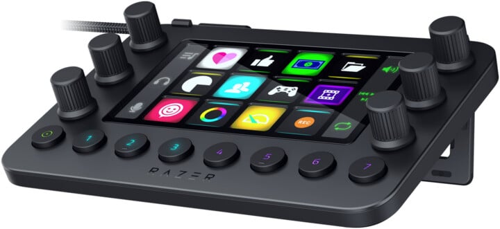 Kontroller Razer Stream Controller, 12 butona