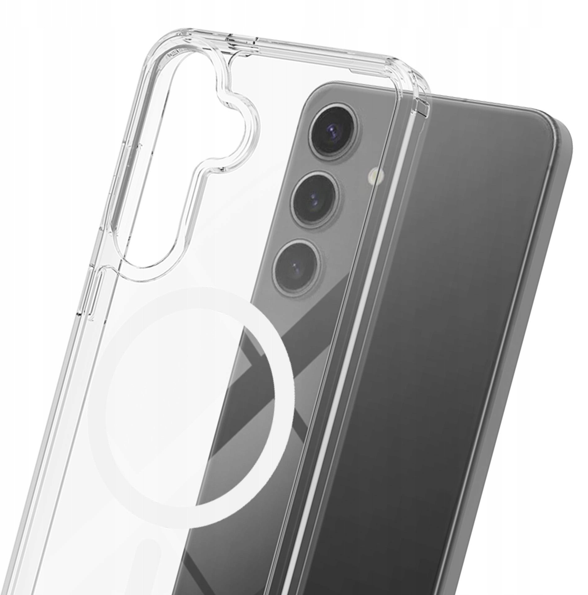 Mbulesë mbrojtëse 3MK Armor MagCase për Samsung Galaxy A16 4G 5G, MagSafe, transparente