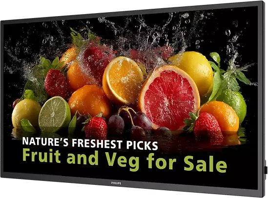 Monitor profesional Philips D-Line 50", 4K UHD, 600 cd m2, 24 7