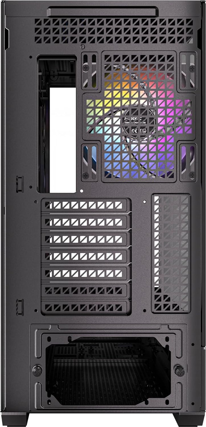 Куќиште за компјутер Antec C7 ARGB, MIDI Tower, панорамско 270°, црно