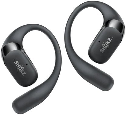 Kufje pa tela Shokz OpenFit 2+, Bluetooth, open ear, të zeza