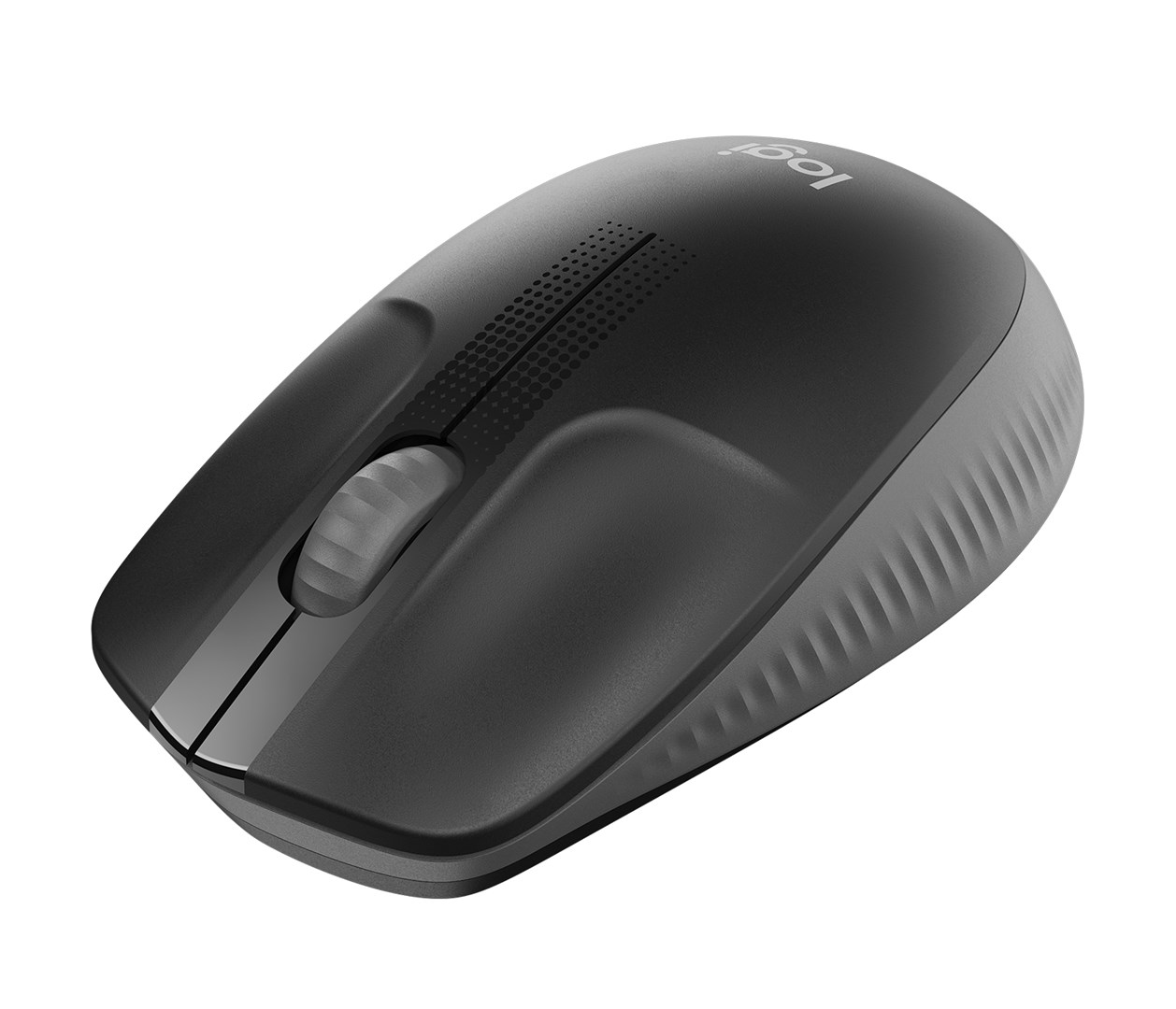 Maus Logitech M190, RF Wireless, i hirtë