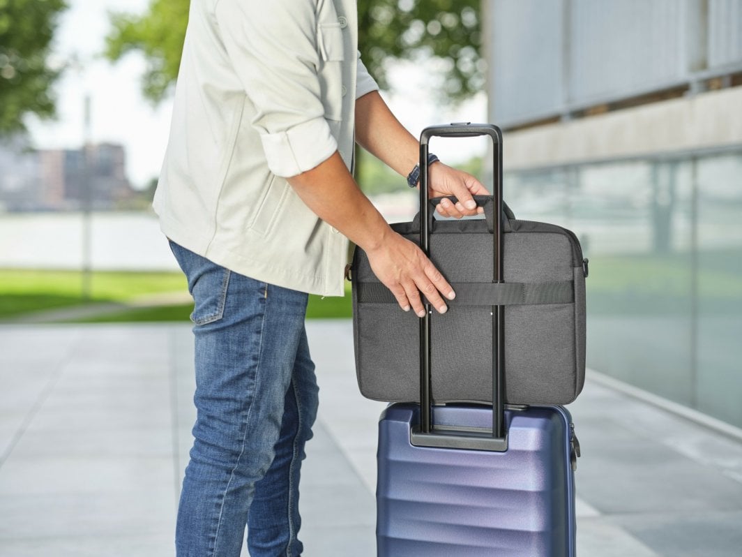 Çantë për laptop Trust Lisbon, 16", material i ricikluar, e zezë