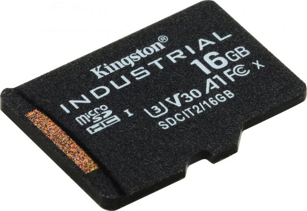 Мемориска картичка microSD Kingston Industrial MicroSDHC 16 GB Class 10 UHS-I/U3 A1 V30