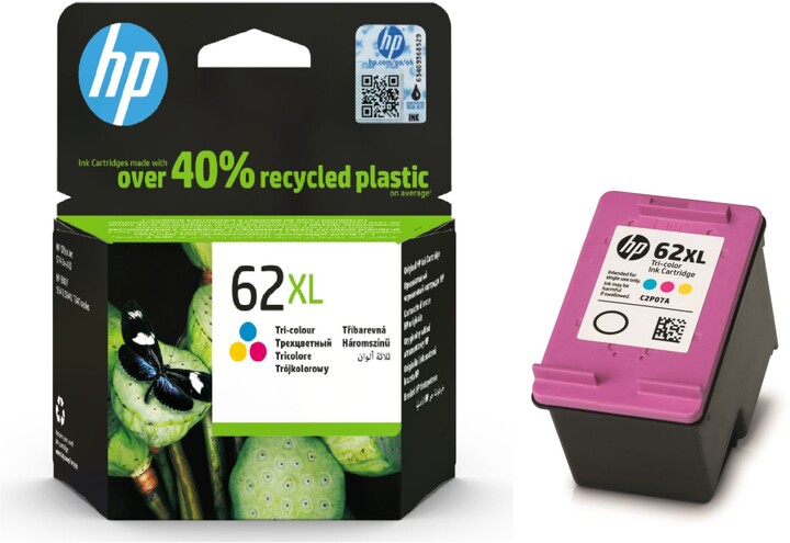 Ngjyrë HP C2P07AE nr.62XL